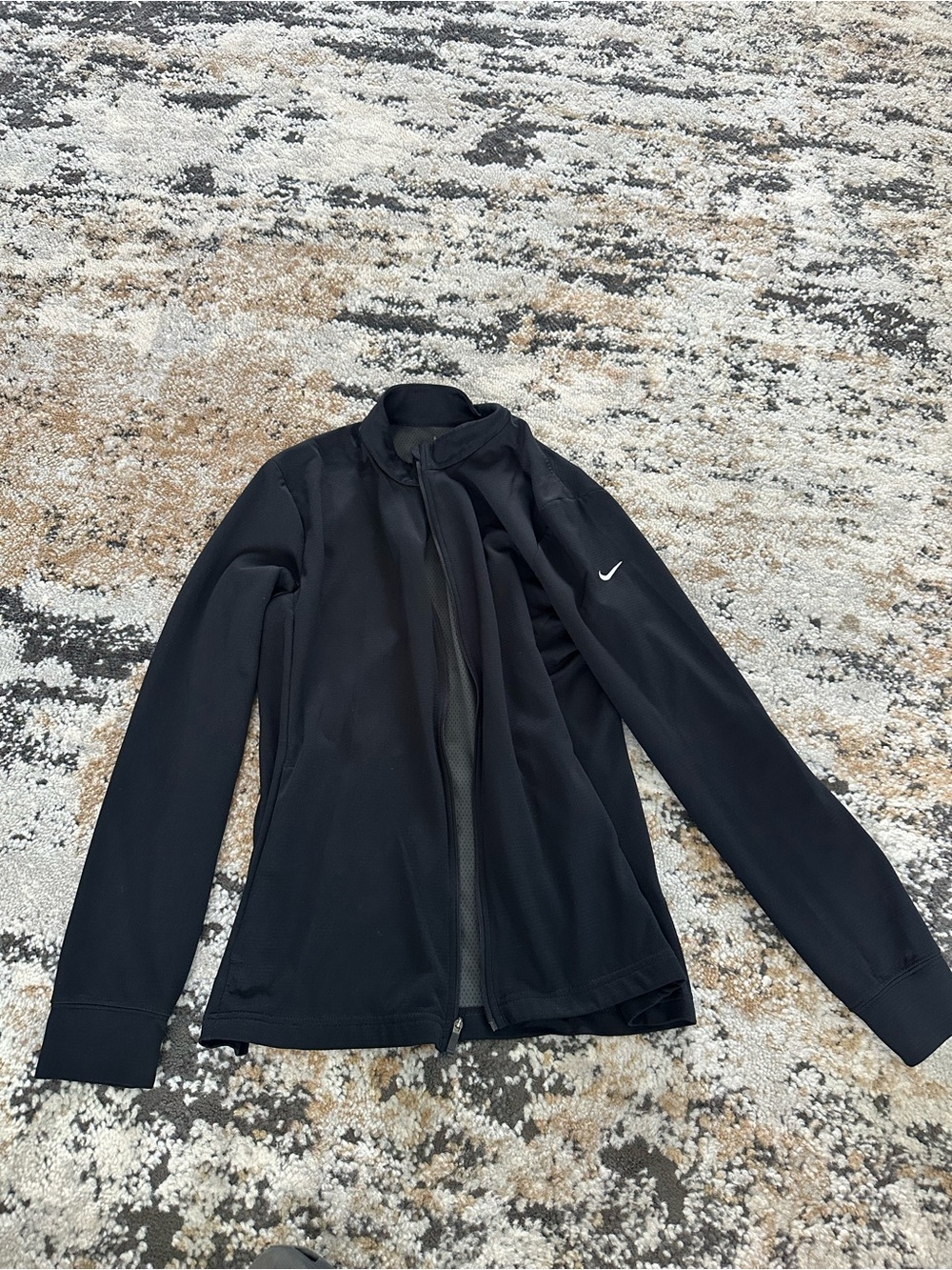 Nike Black Full-Zip Athletic Jacket dri fit size medium great condition
